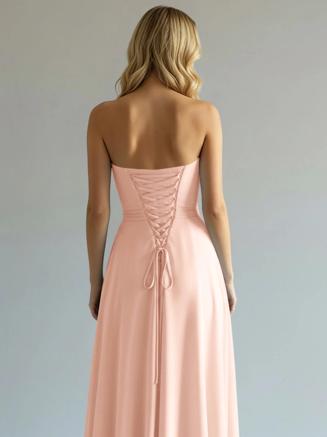 Sweetheart Bridesmaid Dress with Slit 