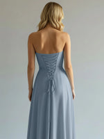 Sweetheart Bridesmaid Dress with Slit 