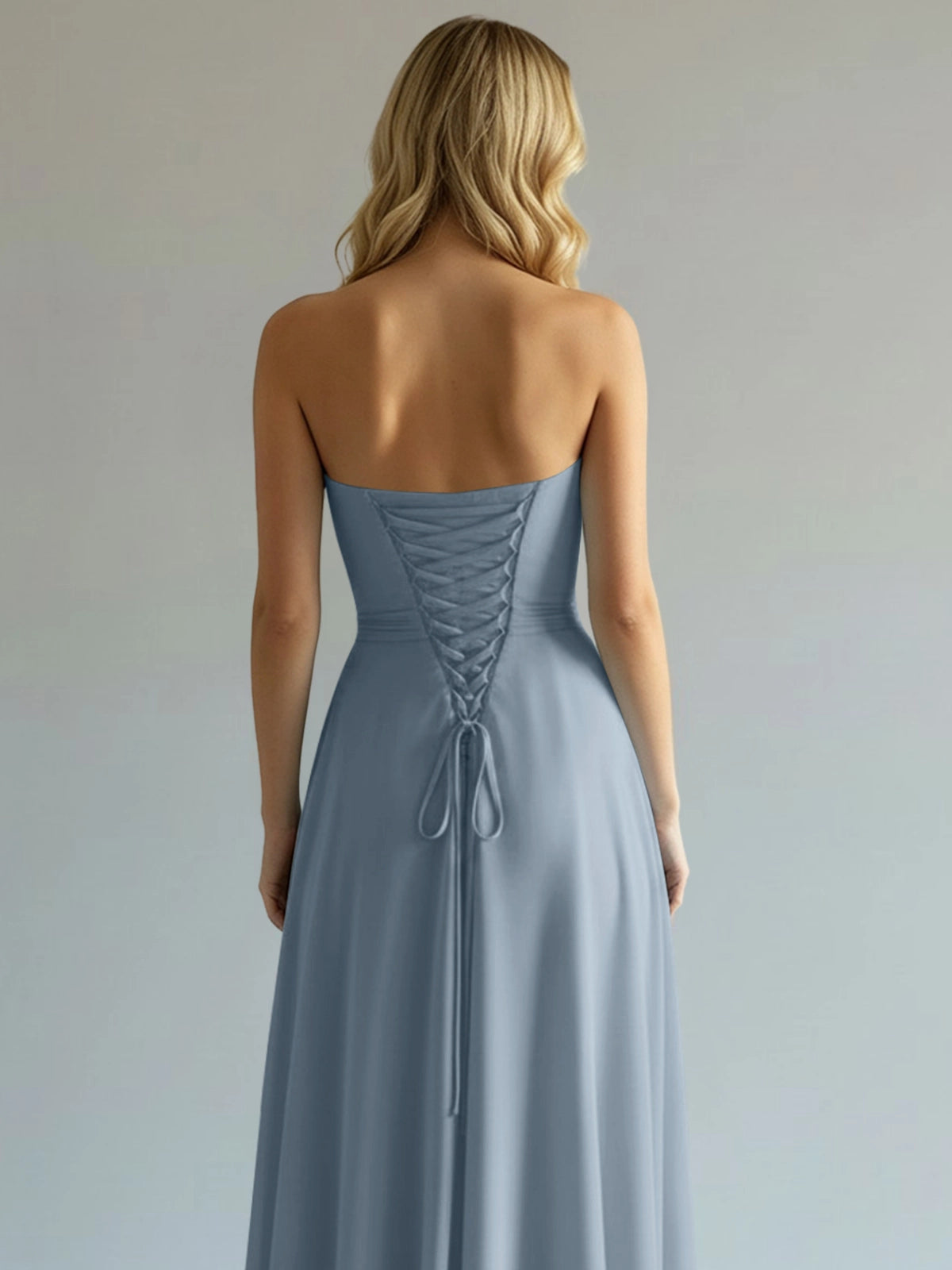Sweetheart Bridesmaid Dress with Slit 