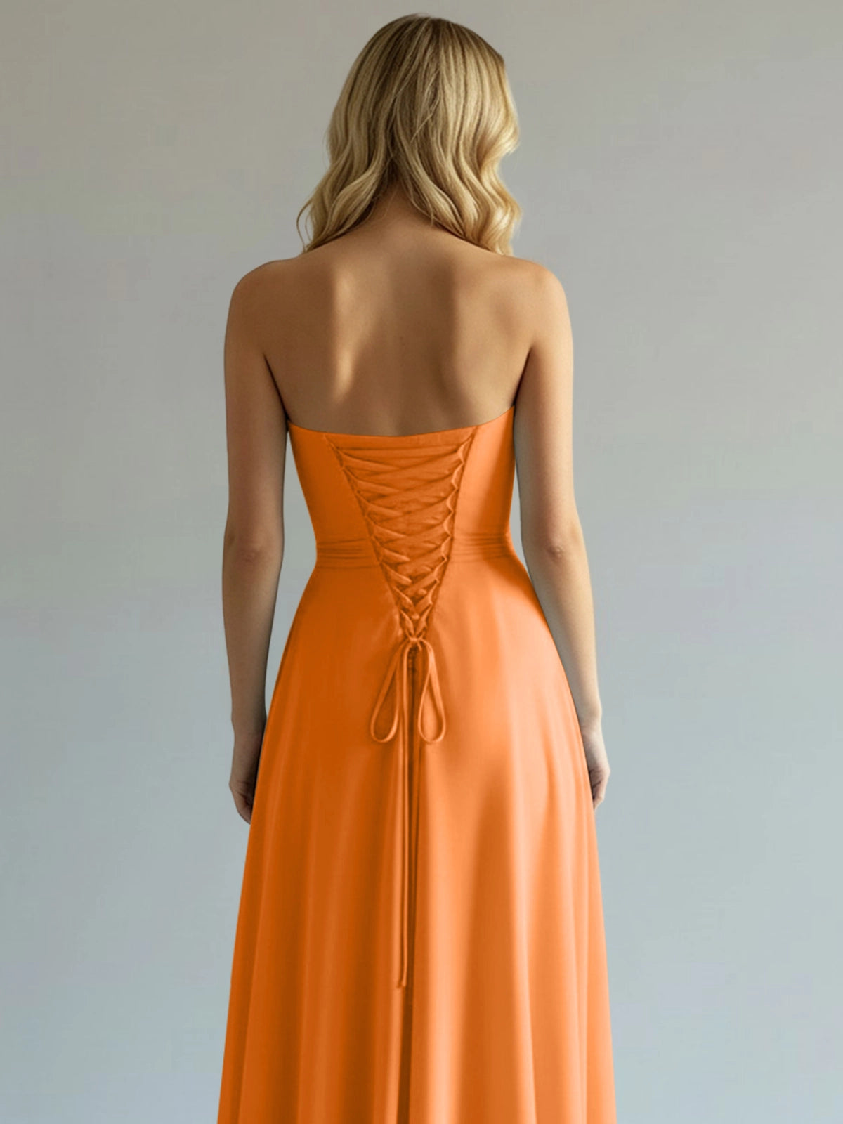Sweetheart Bridesmaid Dress with Slit 