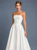 A-line Wedding Dress with Ruched 