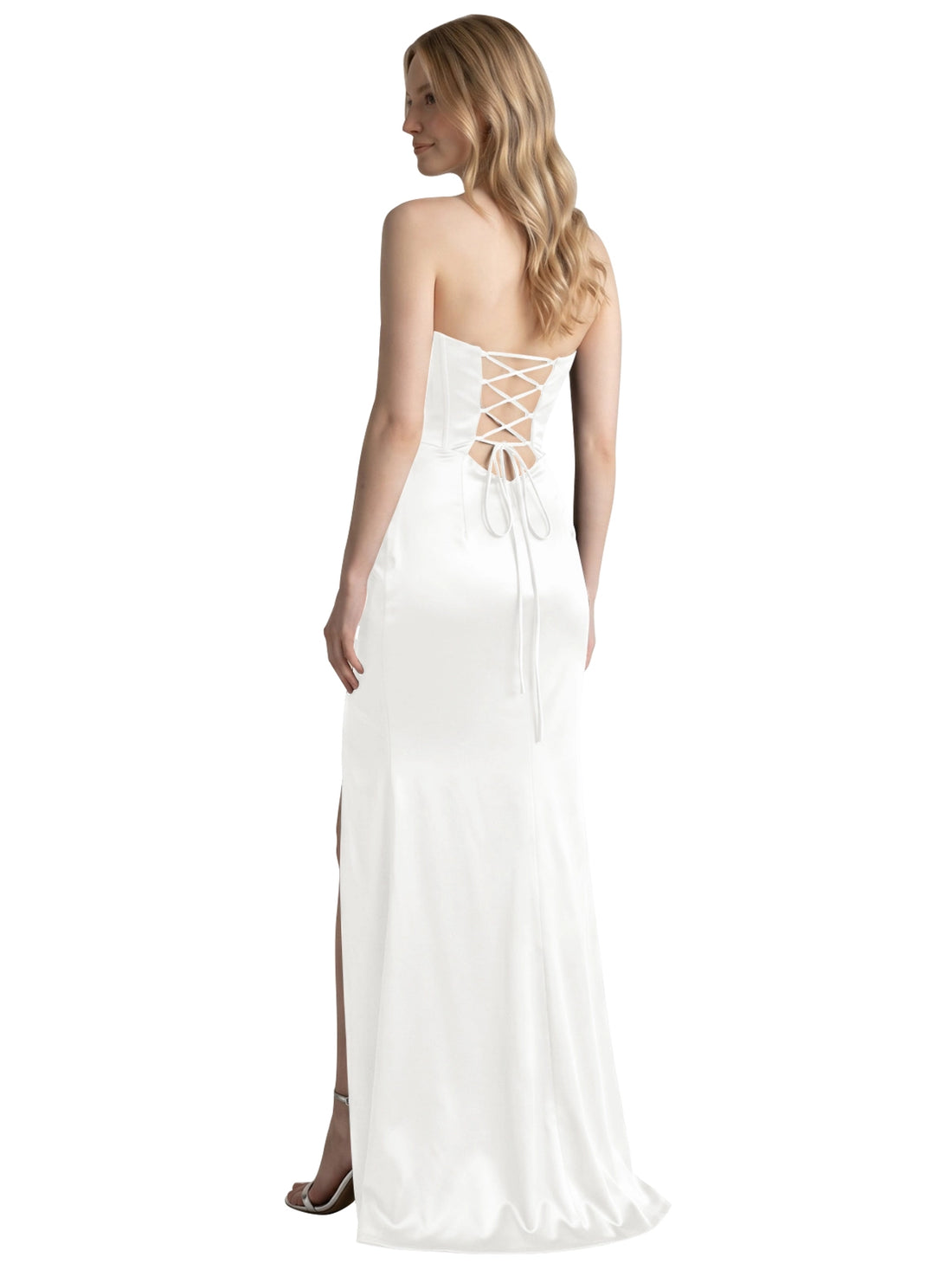 High Slit Sweetheart Prom Dress 