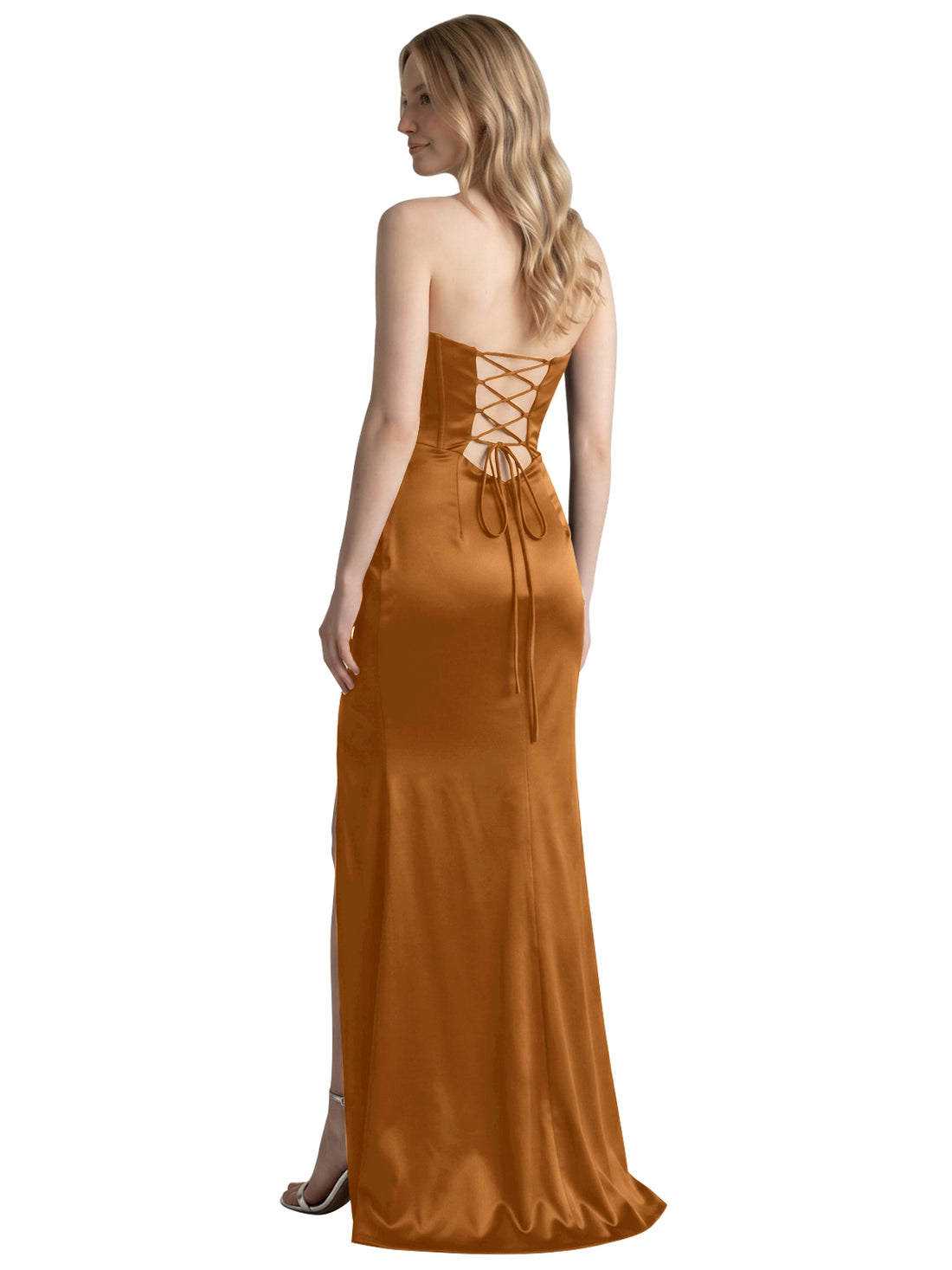 High Slit Sweetheart Prom Dress 