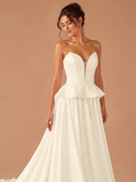A-line Wedding Dress with Sweetheart 