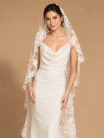 Mermaid Wedding Dress with Cowl Neck 