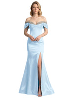 Corset Beaded Trumpet Prom Dress 