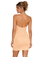 Sparkling Sheath Beading Mini Dress 