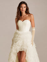 Tulle Wedding Dress with High-Low 