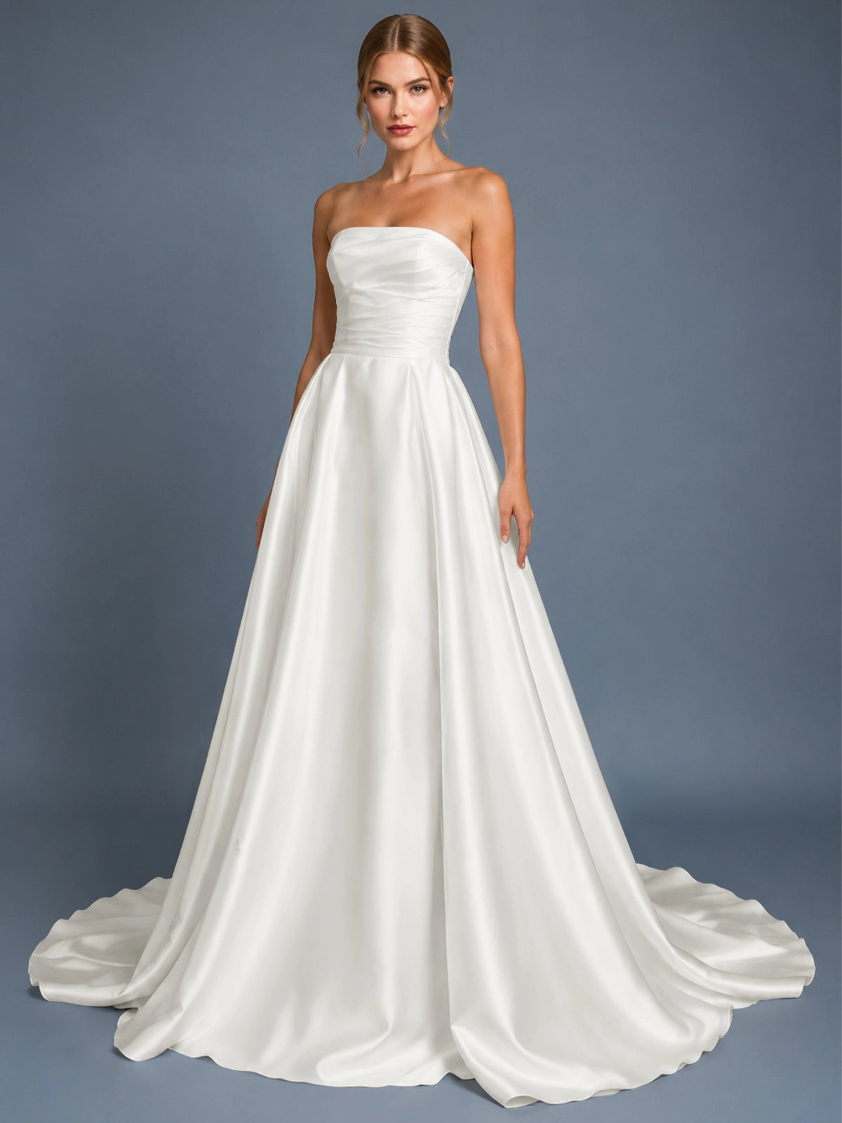 A-line Wedding Dress with Ruched 