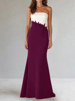 Trumpet Mother of the Bride Dress with Appliques