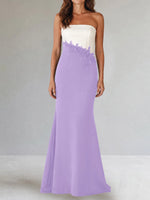Trumpet Mother of the Bride Dress with Appliques
