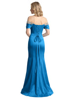 Corset Beaded Trumpet Prom Dress 