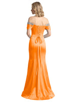 Corset Beaded Trumpet Prom Dress 