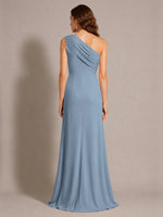 One-Shoulder Prom Dress with Slit
