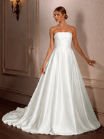 A-line Wedding Dress with Ruched 