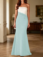 Trumpet Mother of the Bride Dress with Appliques