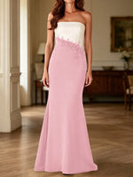 Trumpet Mother of the Bride Dress with Appliques