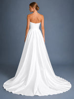 A-line Wedding Dress with Ruched 