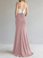 Trumpet Mother of the Bride Dress with Appliques