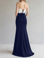 Trumpet Mother of the Bride Dress with Appliques