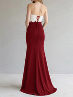 Trumpet Mother of the Bride Dress with Appliques