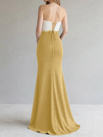 Trumpet Mother of the Bride Dress with Appliques