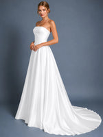 A-line Wedding Dress with Ruched 