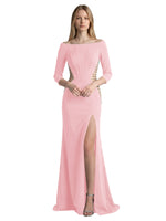 Side Cutout Slit Prom Dress 