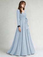 Stretch Satin Mother of the Bride Dress with Crystal
