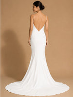 Mermaid Wedding Dress with Cowl Neck 