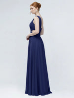 One-Shoulder Side Cut-Out Bridesmaid Dress 