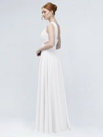 One-Shoulder Side Cut-Out Bridesmaid Dress 