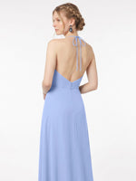 Chiffon Bridesmaid Dress with Halter 