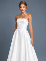 A-line Wedding Dress with Ruched 