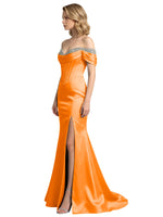 Corset Beaded Trumpet Prom Dress 
