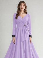 Stretch Satin Mother of the Bride Dress with Crystal