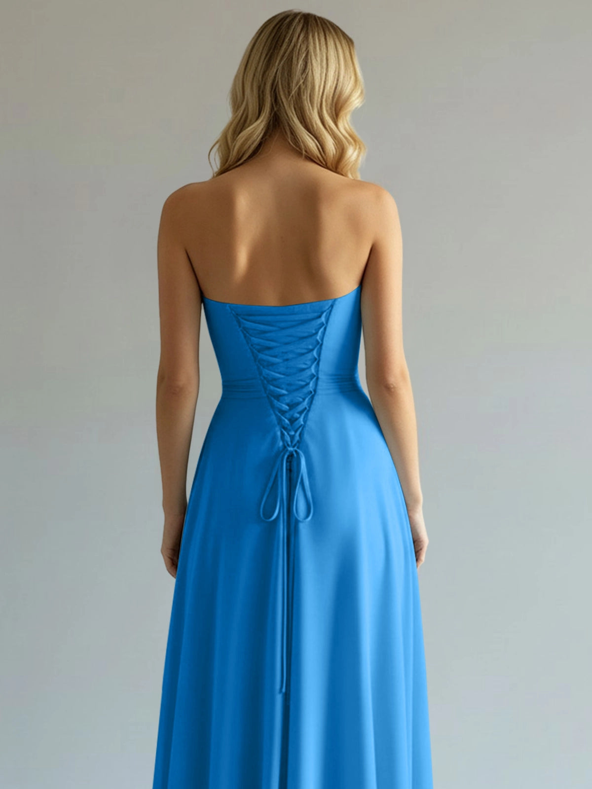 Sweetheart Bridesmaid Dress with Slit 
