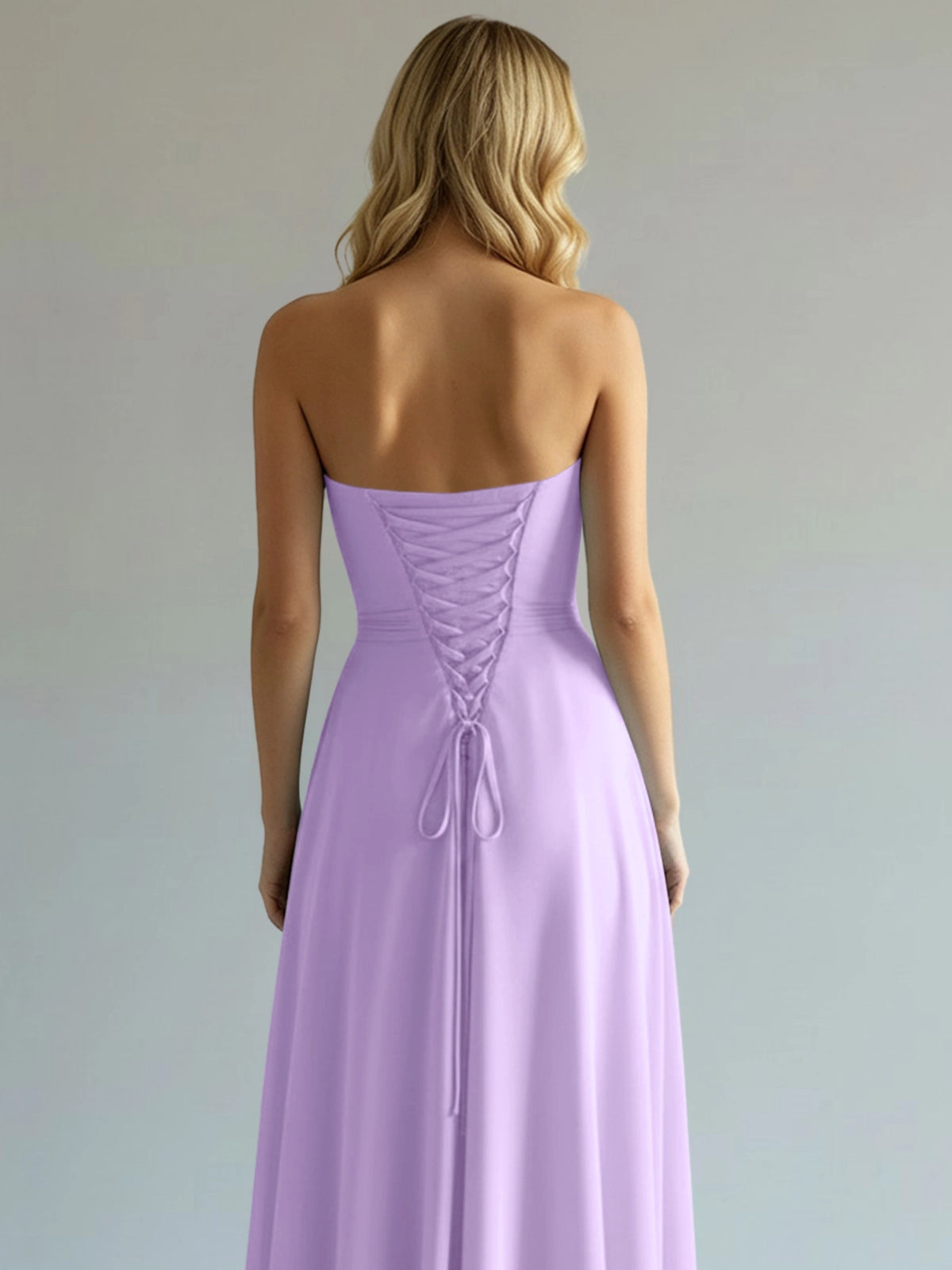 Sweetheart Bridesmaid Dress with Slit 