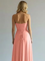 Sweetheart Bridesmaid Dress with Slit 