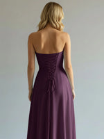 Sweetheart Bridesmaid Dress with Slit 