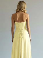Sweetheart Bridesmaid Dress with Slit 
