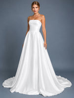 A-line Wedding Dress with Ruched 