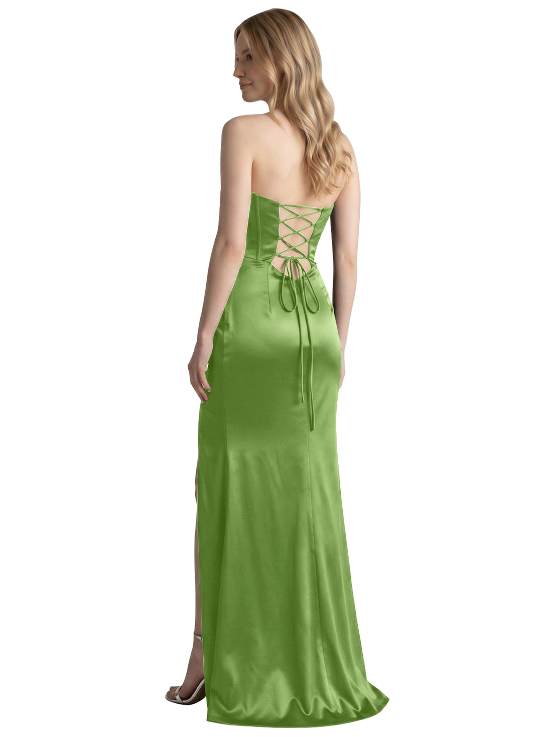 High Slit Sweetheart Prom Dress 