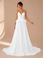 A-line Wedding Dress with Sweetheart 