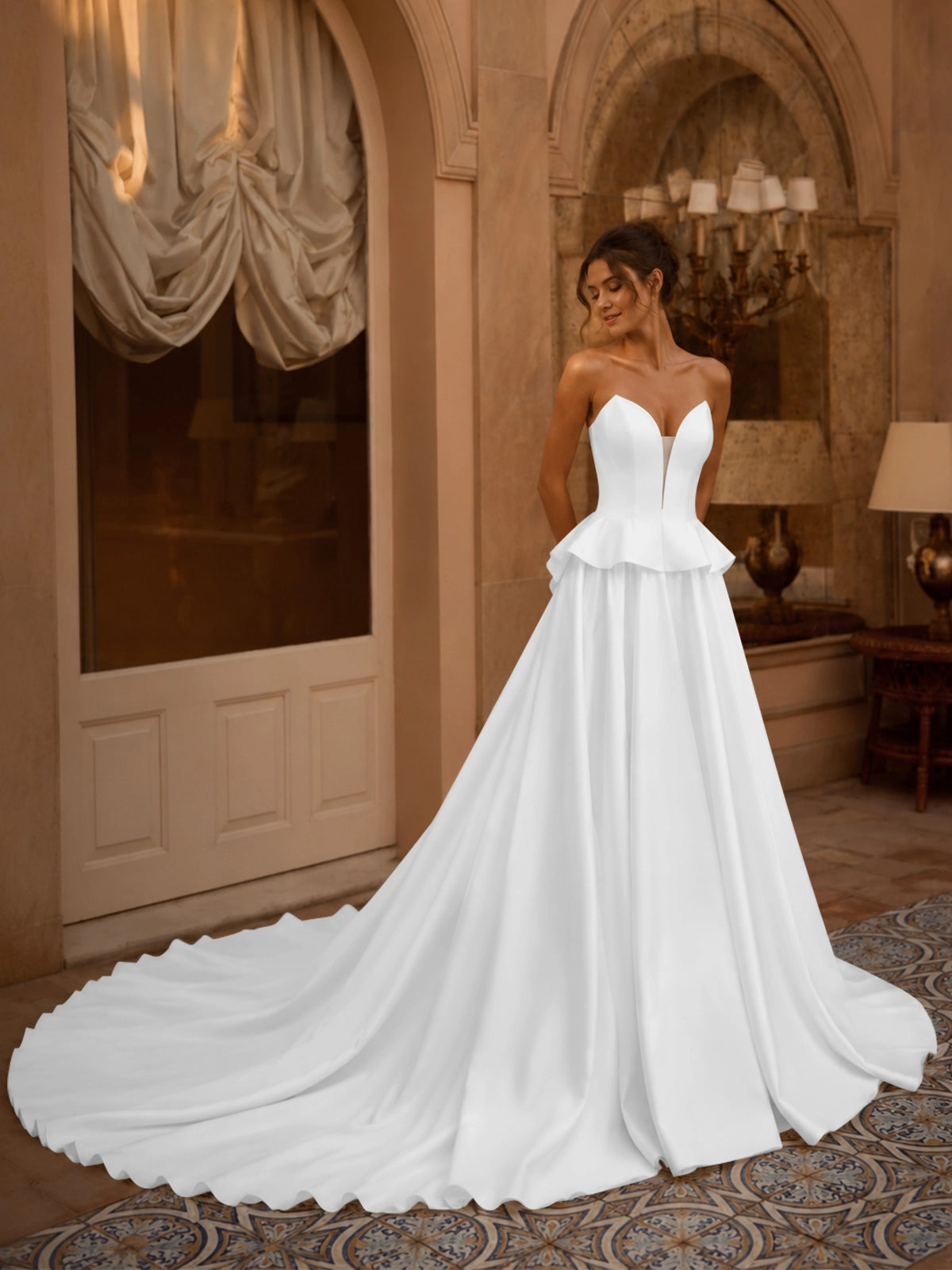 A-line Wedding Dress with Sweetheart 