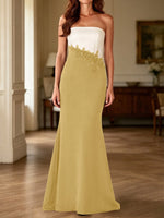 Trumpet Mother of the Bride Dress with Appliques