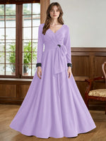 Stretch Satin Mother of the Bride Dress with Crystal