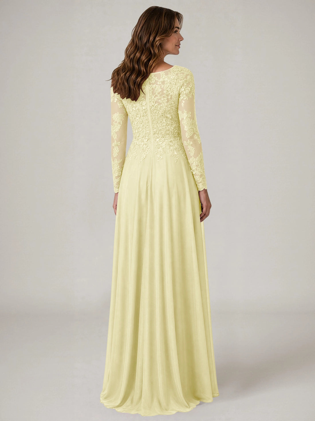 A-line Mother of the Bride Dress with Appliques