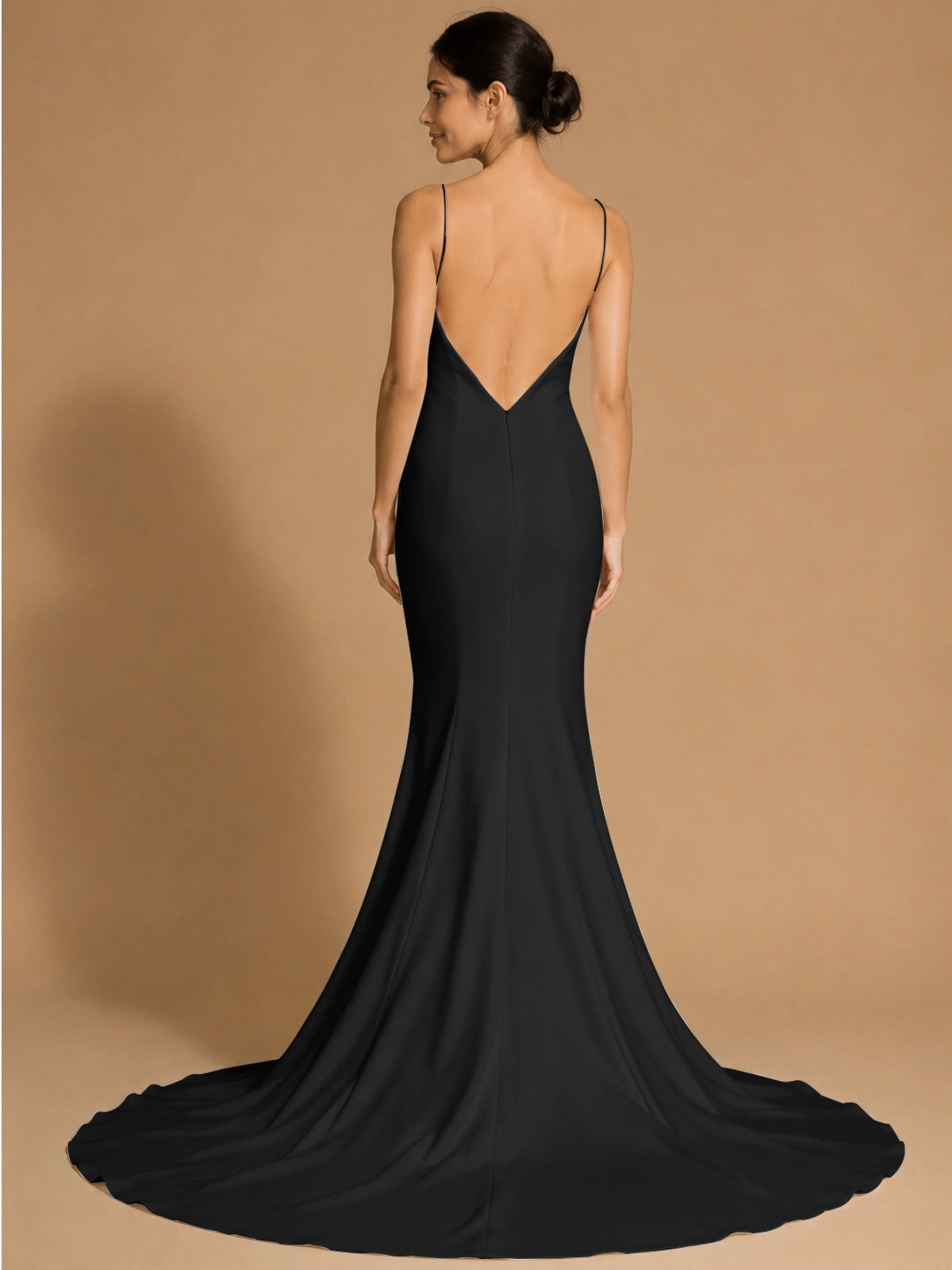 Mermaid Wedding Dress with Cowl Neck 