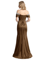 Corset Beaded Trumpet Prom Dress 